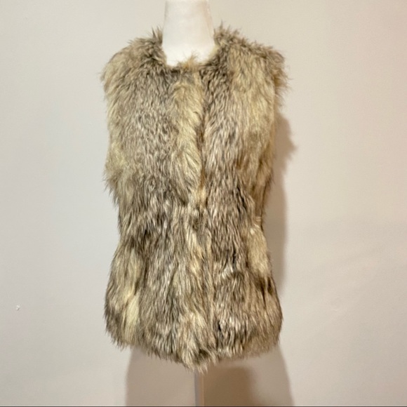 Tinsel Faux Rabbit Fur Vest Size XS - Picture 11 of 14